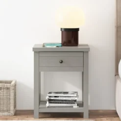 Kirkland's Home Bailie Wooden Side Table- Accent & End Tables