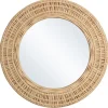 Kirkland's Home Bamboo Breeze Woven Wall Mirror- Decorative Mirrors