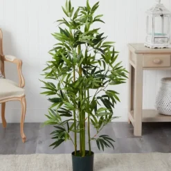 Kirkland's Home Bamboo Shoot Tree In Nursery Planter- Trees & Topiaries