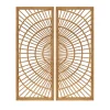 Kirkland's Home Bamboo Sunburst 2-Pc. Wall Panels- Wall Plaques