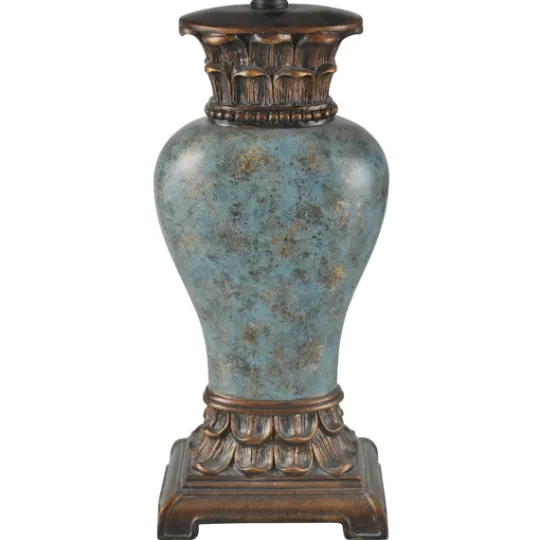 Kirkland's Home Barbados Blue Traditional Table Lamp- Table Lamps