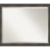 Kirkland's Home Bark Rustic Char Frame Beveled Mirror- Decorative Mirrors