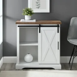 Kirkland's Home Barn Door Cabinet- Cabinets & Sideboards