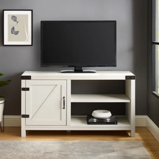 Kirkland's Home Barn Door Console Tv Stand- Tv Stands & Media Consoles