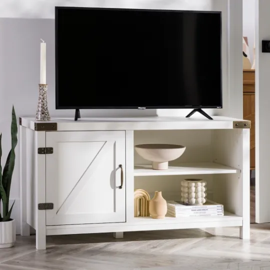 Kirkland's Home Barn Door Console Tv Stand- Tv Stands & Media Consoles