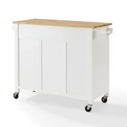 Kirkland's Home Barn Door Kitchen Cart- Kitchen Islands & Bar Carts