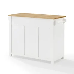 Kirkland's Home Barn Door Kitchen Cart- Kitchen Islands & Bar Carts