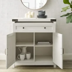 Kirkland's Home Barnwood Style Wooden Cabinet- Cabinets & Sideboards