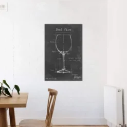 Kirkland's Home Barware Blueprint Iii Canvas Art Print, 18X26 In.- Wall Quotes & Signs