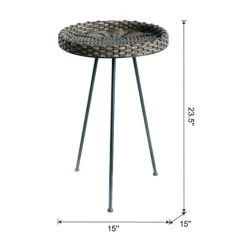Kirkland's Home Base Wicker End Table- Accent & End Tables