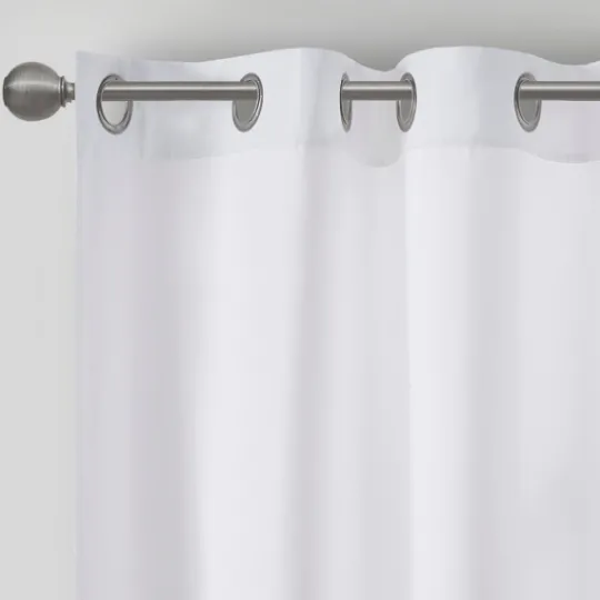 Kirkland's Home Basketweave Curtain Panel Set, 84 In- Curtains & Drapes