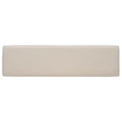 Kirkland's Home Basketweave Upholstered Wood Bench- Benches & Ottomans