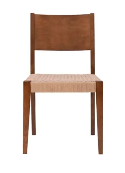Kirkland's Home Basketweave Wood Dining Chairs, Set Of 2- Dining Chairs