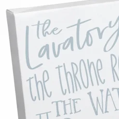 Kirkland's Home Bathroom Names Canvas Art Print- Wall Quotes & Signs