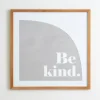 Kirkland's Home Be Kind Framed Wall Plaque- Wall Quotes & Signs