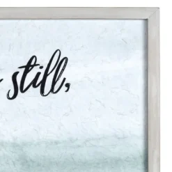 Kirkland's Home Be Still Framed Art Print- Wall Quotes & Signs
