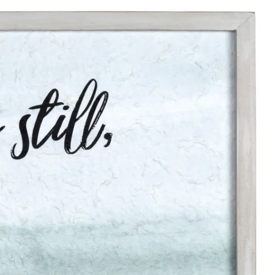 Kirkland's Home Be Still Framed Art Print- Wall Quotes & Signs