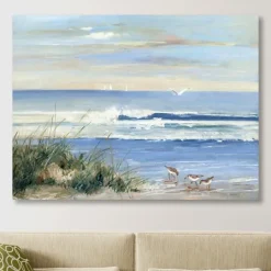 Kirkland's Home Beach Combers Giclee Canvas Art Print, 40X30- Canvas Art