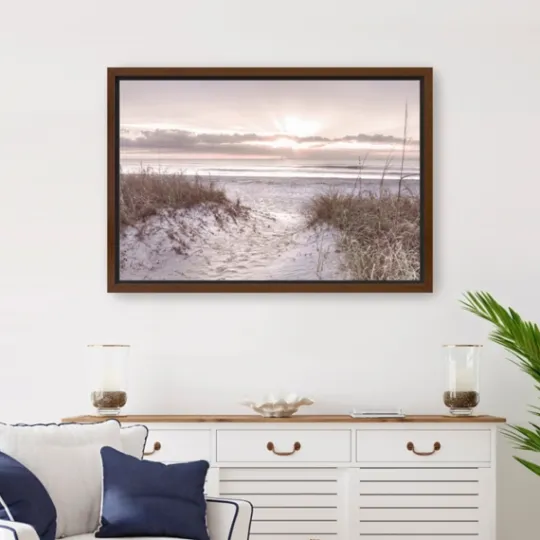 Kirkland's Home Beach Morning Blessing Framed Canvas Art Print- Framed Art