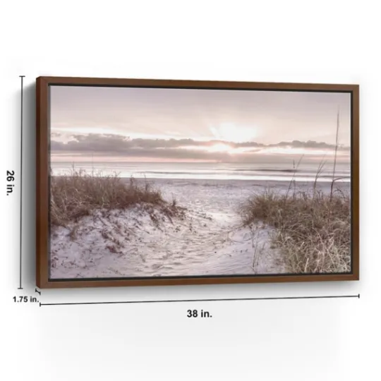 Kirkland's Home Beach Morning Blessing Framed Canvas Art Print- Framed Art