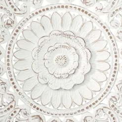 Kirkland's Home Beaded Floral Medallion Wall Plaque- Wall Plaques