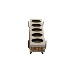 Kirkland's Home Beaded Wood And Metal Base Candle Holder- Candle Holders