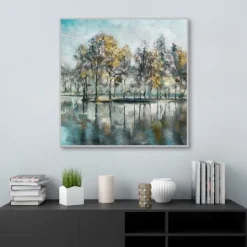 Kirkland's Home Beckoning Tree Grove Framed Canvas Art- Framed Art