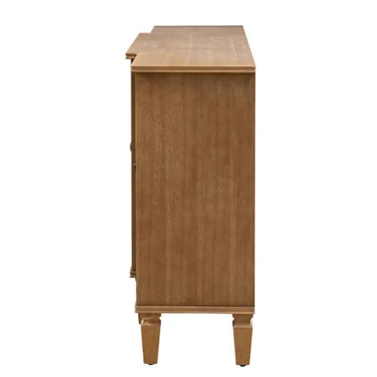 Kirkland's Home Becky Acorn Wood 4-Door Sideboard- Cabinets & Sideboards
