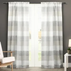 Kirkland's Home Becky Curtain Panel Set, 96 In.- Curtains & Drapes