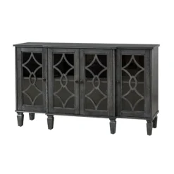 Kirkland's Home Becky Wood 4-Door Sideboard- Cabinets & Sideboards
