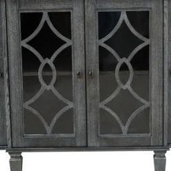 Kirkland's Home Becky Wood 4-Door Sideboard- Cabinets & Sideboards