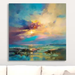 Kirkland's Home Before Nightfall Canvas Art Print, 30X30 In.- Canvas Art