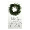 Kirkland's Home Begin Each Day Wreath Wall Plaque- Wall Quotes & Signs