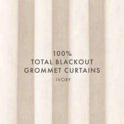 Kirkland's Home Beige Blackout Curtains, 84 In.- Curtains & Drapes