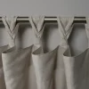 Kirkland's Home Beige Braided Top Loha Curtain Panel Set, 84 In.- Curtains & Drapes