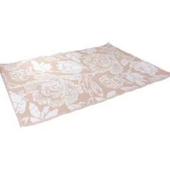 Kirkland's Home Beige Roses Outdoor Area Rug, 4X6- Outdoor Rugs