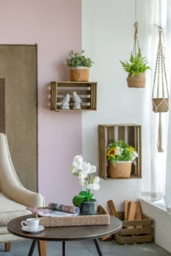 Kirkland's Home Beige Woven Cement Tray- Decorative Trays