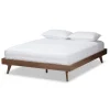 Kirkland's Home Benjamin Walnut Tapered Leg King Bed Frame- Beds & Headboards