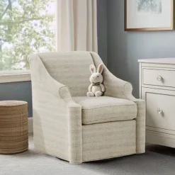 Kirkland's Home Benton Swivel Glider Accent Chair- Accent Chairs