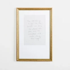 Kirkland's Home Best Things In Life Gold Framed Wall Plaque- Wall Quotes & Signs