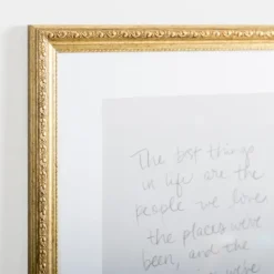 Kirkland's Home Best Things In Life Gold Framed Wall Plaque- Wall Quotes & Signs