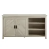 Kirkland's Home Birch 2-Door Chevron Cabinet- Cabinets & Sideboards