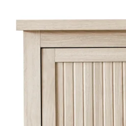 Kirkland's Home Birch Grooved 4-Drawer Dresser With Wardrobe- Dressers & Chests