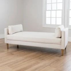 Kirkland's Home Birch Wood Chaise Lounge- Sofas & Loveseats