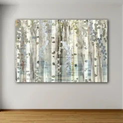 Kirkland's Home Birch Wood Meadow Giclee Canvas Art Print- Canvas Art