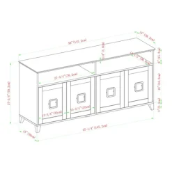 Kirkland's Home Birch Wooden Door Modern Tv Stand- Tv Stands & Media Consoles