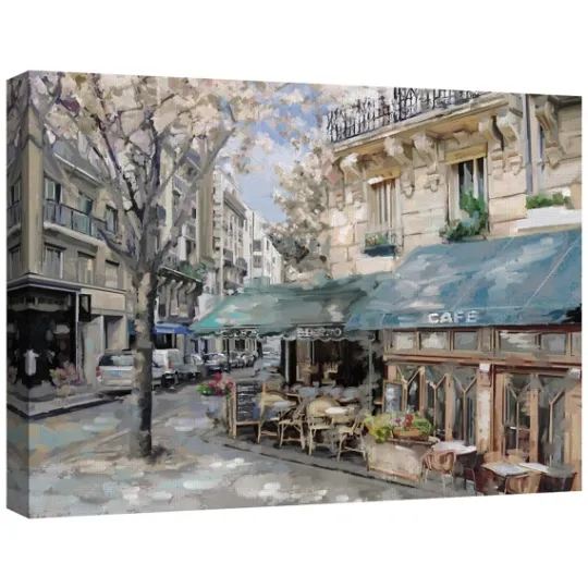 Kirkland's Home Bistro De Paris I Canvas Art Print- Canvas Art