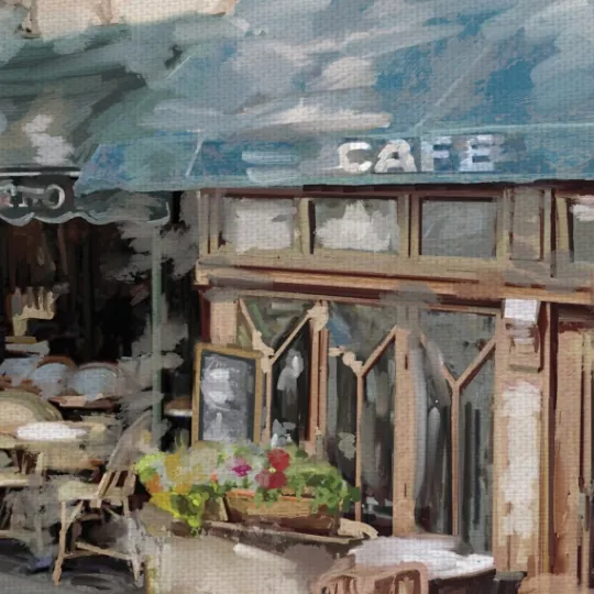 Kirkland's Home Bistro De Paris I Canvas Art Print- Canvas Art