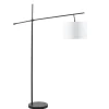 Kirkland's Home Black Adjustable Arm Modern Floor Lamp- Floor Lamps