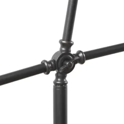 Kirkland's Home Black Adjustable Arm Modern Floor Lamp- Floor Lamps